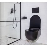 Унитаз подвесной Bocchi V-Tondo 49см.с сиденьем Soft-close 1417-004-0129+A0336-004 Унитаз подвесной Bocchi V-Tondo 49см.с сиденьем Soft-close 1417-004-0129+A0336-004